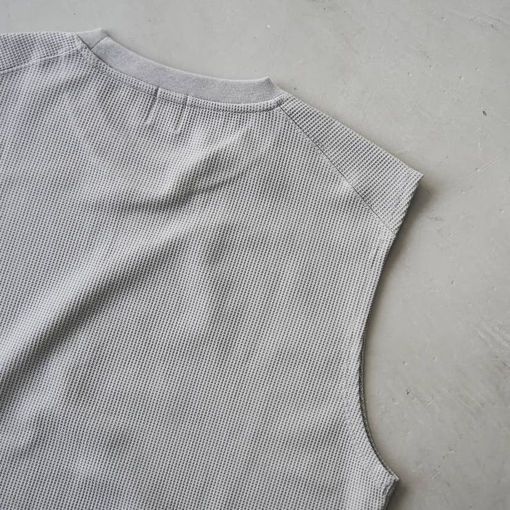 【形態回復性・ストレッチ性】SOLOTEX(R) ワッフルノースリーブTシャツ | coen【men】 | 詳細画像10 