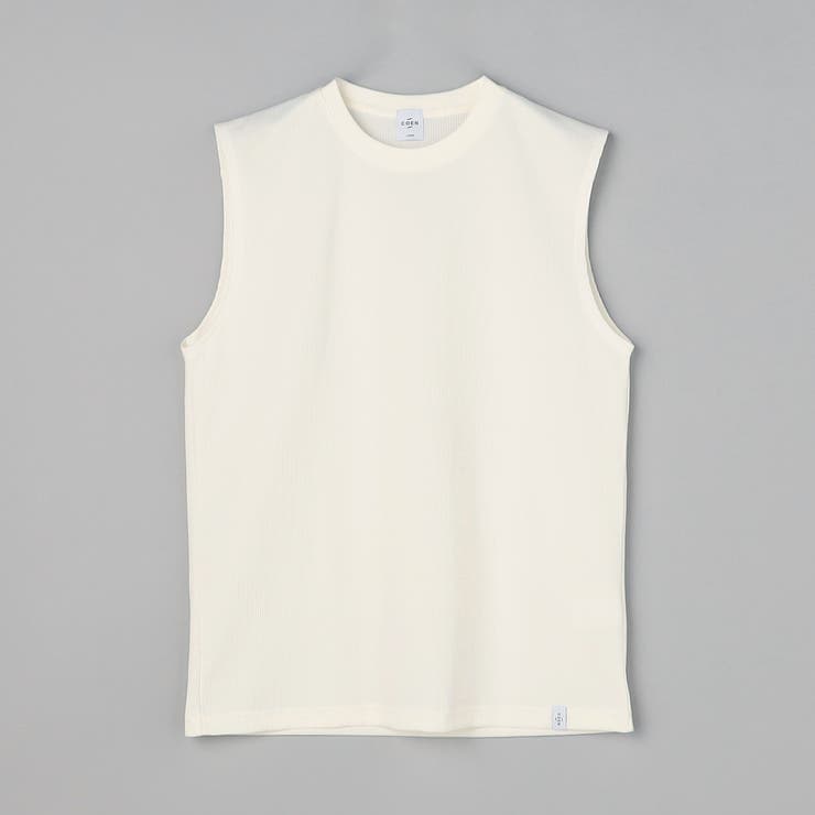 【形態回復性・ストレッチ性】SOLOTEX(R) ワッフルノースリーブTシャツ | coen【men】 | 詳細画像12 