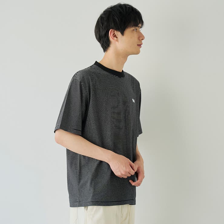 Penneys×WELLTECT別注細ボーダーTシャツ【UVカット 接触冷感 吸… | coen【men】 | 詳細画像13 