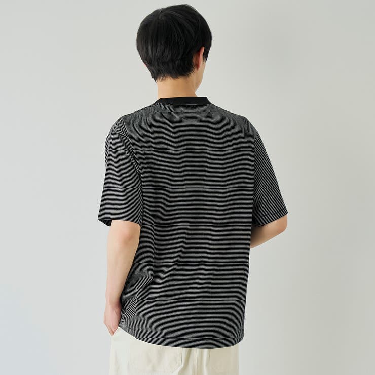 Penneys×WELLTECT別注細ボーダーTシャツ【UVカット 接触冷感 吸… | coen【men】 | 詳細画像14 