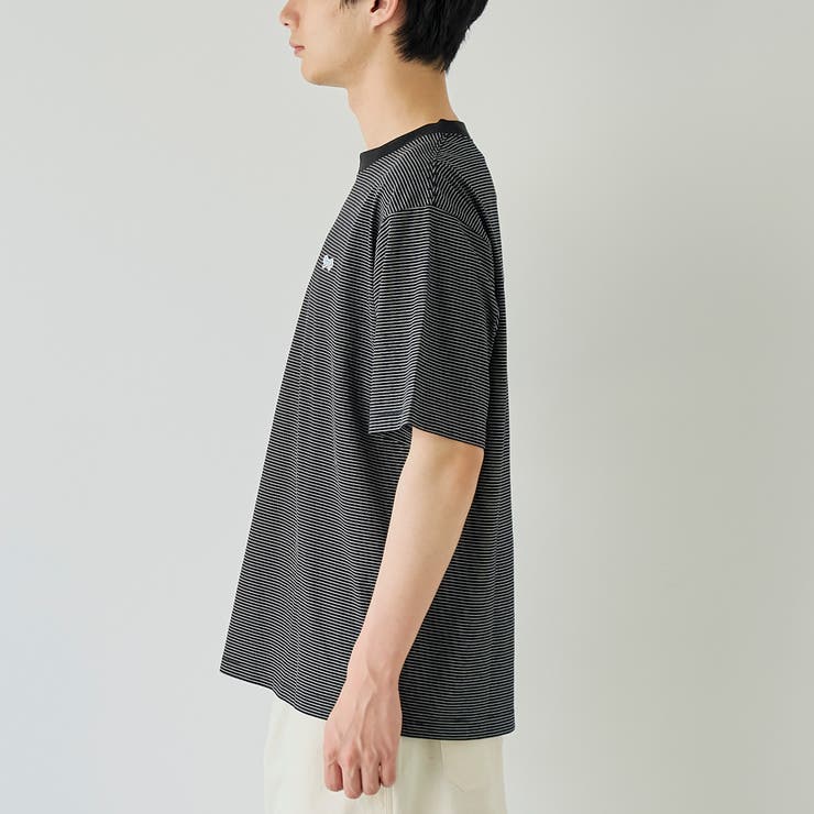 Penneys×WELLTECT別注細ボーダーTシャツ【UVカット 接触冷感 吸… | coen【men】 | 詳細画像16 