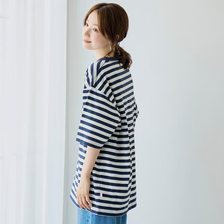Penneys×WELLTECT別注ボーダーTシャツ【UVカット 接触冷感 吸水… | coen【men】 | 詳細画像5 