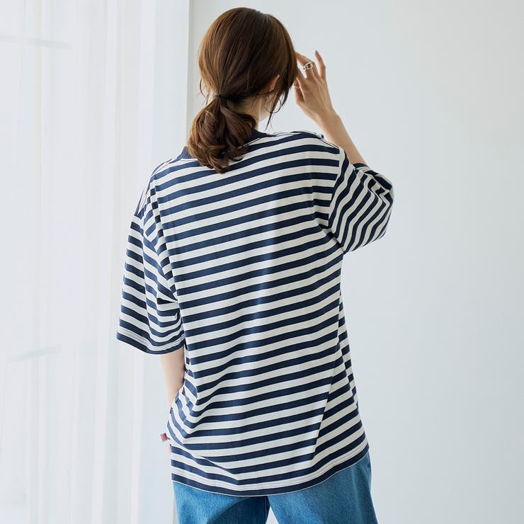 Penneys×WELLTECT別注ボーダーTシャツ【UVカット 接触冷感 吸水… | coen【men】 | 詳細画像6 