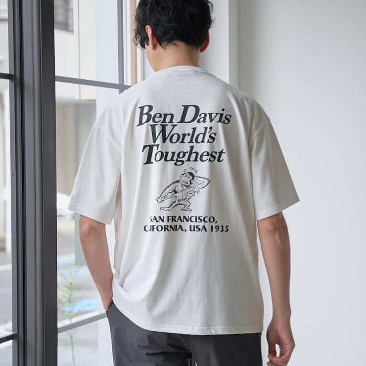 WHITE | BEN DAVIS（ベンデイビス）グラフィックTシャツ | coen【men】