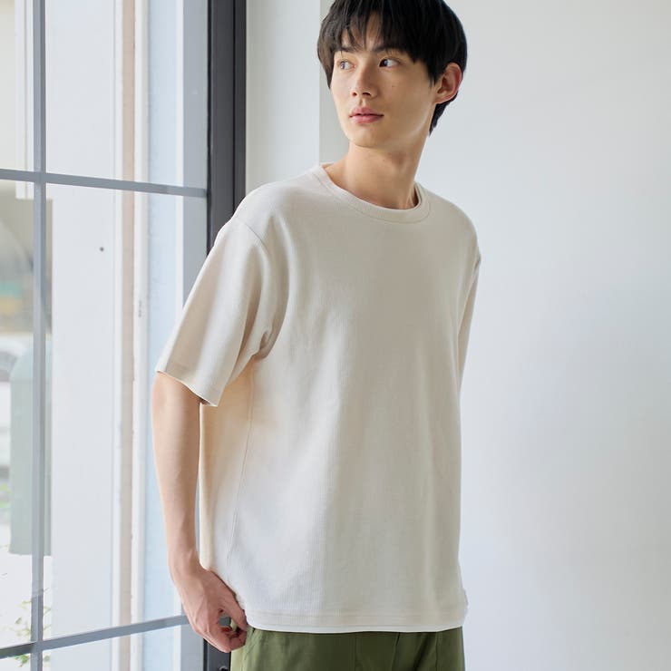 OFF WHITE | カノコフェイクレイヤードTシャツ | coen【men】