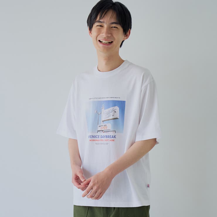 西海岸フォトプリントTシャツ | coen【men】 | 詳細画像14 