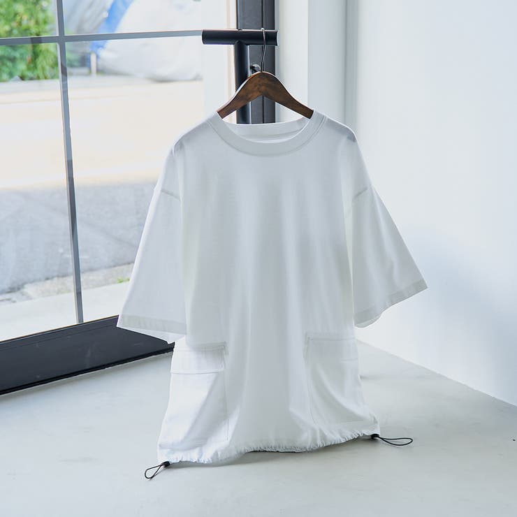 WHITE | ガーデンポケットTシャツ | coen【men】