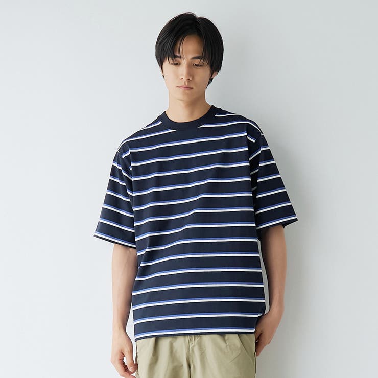 USAコットンサーフボーダー半袖Tシャツ | coen【men】 | 詳細画像10 