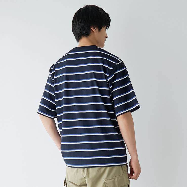 USAコットンサーフボーダー半袖Tシャツ | coen【men】 | 詳細画像12 