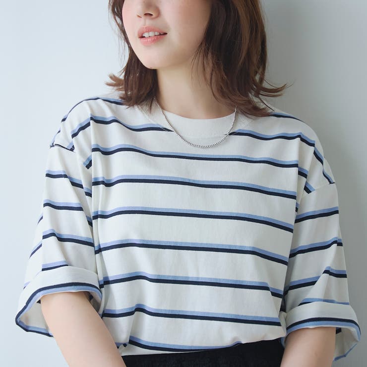 USAコットンサーフボーダー半袖Tシャツ | coen【men】 | 詳細画像7 