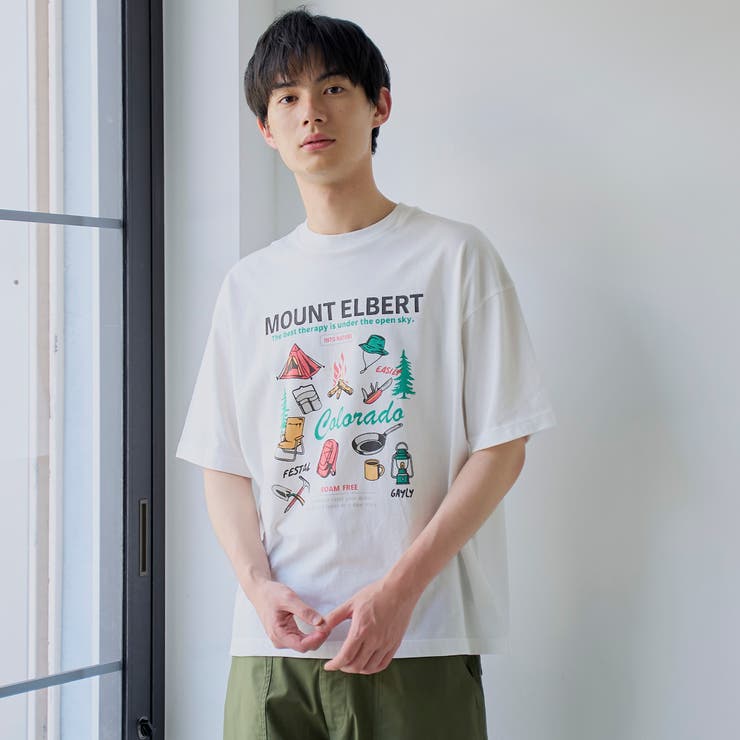 グラフィックプリントTシャツ | coen【men】 | 詳細画像4 