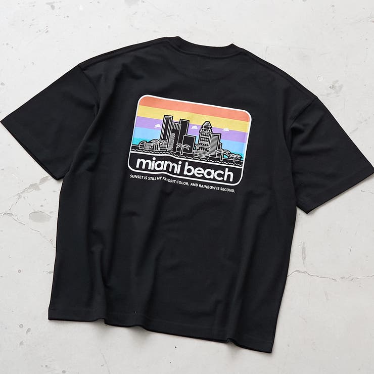 BLACK | グラフィックプリントTシャツ | coen【men】