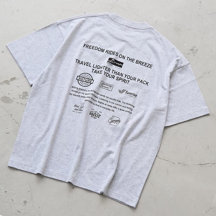 LT.GRAY | グラフィックプリントTシャツ | coen【men】