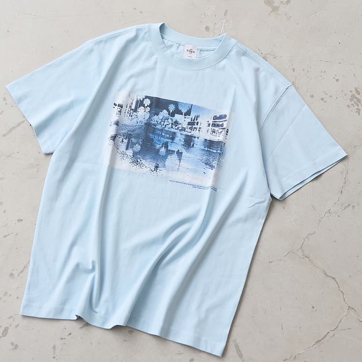 LT.BLUE | フォトグラフィックTシャツ | coen【men】