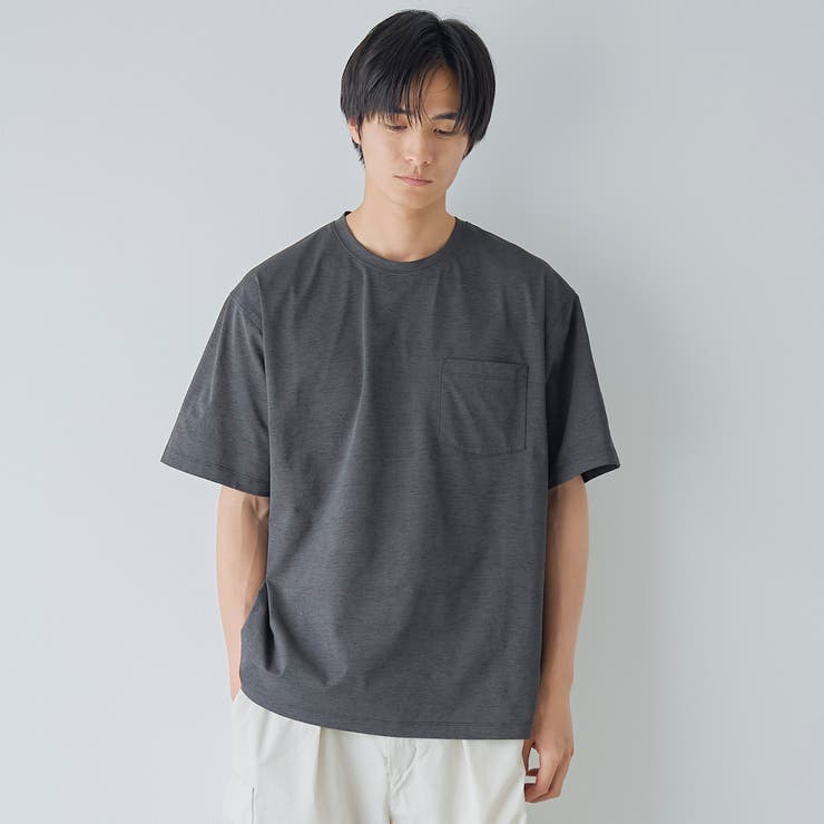 【吸水速乾、接触冷感、遮熱性、UVカット】マルチファンクション無地ポケットTシャ… | coen【men】 | 詳細画像18 