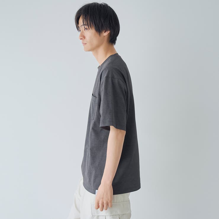 【吸水速乾、接触冷感、遮熱性、UVカット】マルチファンクション無地ポケットTシャ… | coen【men】 | 詳細画像19 