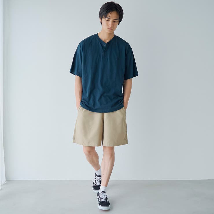 スラブ天竺ヘンリーネック半袖Tシャツ | coen【men】 | 詳細画像16 