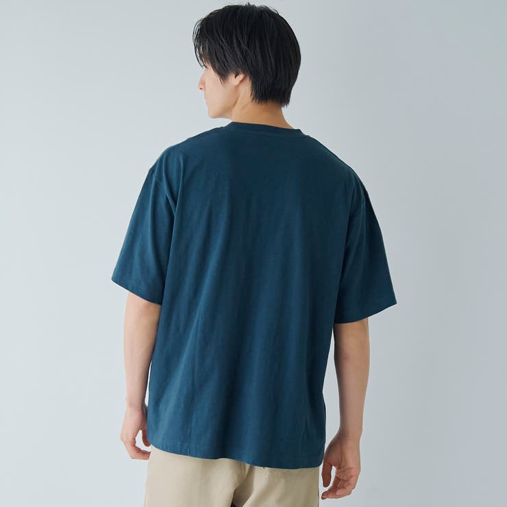 スラブ天竺ヘンリーネック半袖Tシャツ | coen【men】 | 詳細画像20 