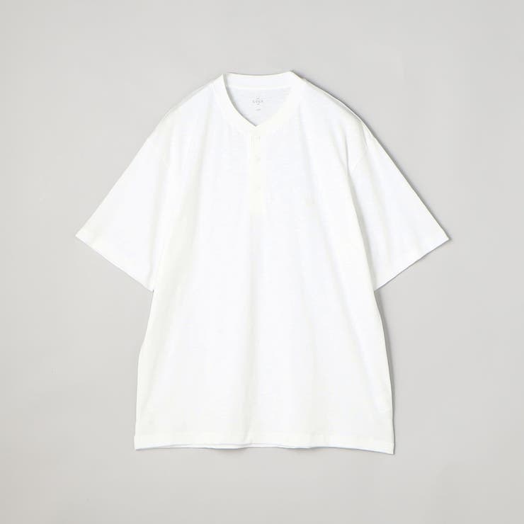 スラブ天竺ヘンリーネック半袖Tシャツ | coen【men】 | 詳細画像23 