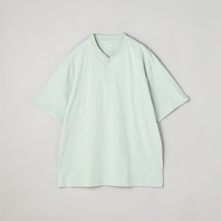スラブ天竺ヘンリーネック半袖Tシャツ | coen【men】 | 詳細画像24 