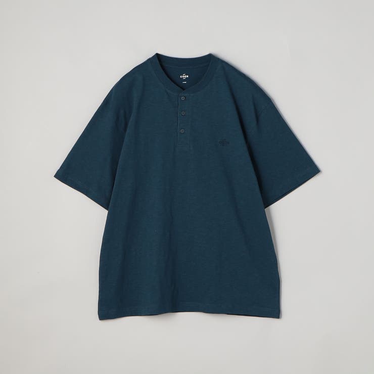 スラブ天竺ヘンリーネック半袖Tシャツ | coen【men】 | 詳細画像25 