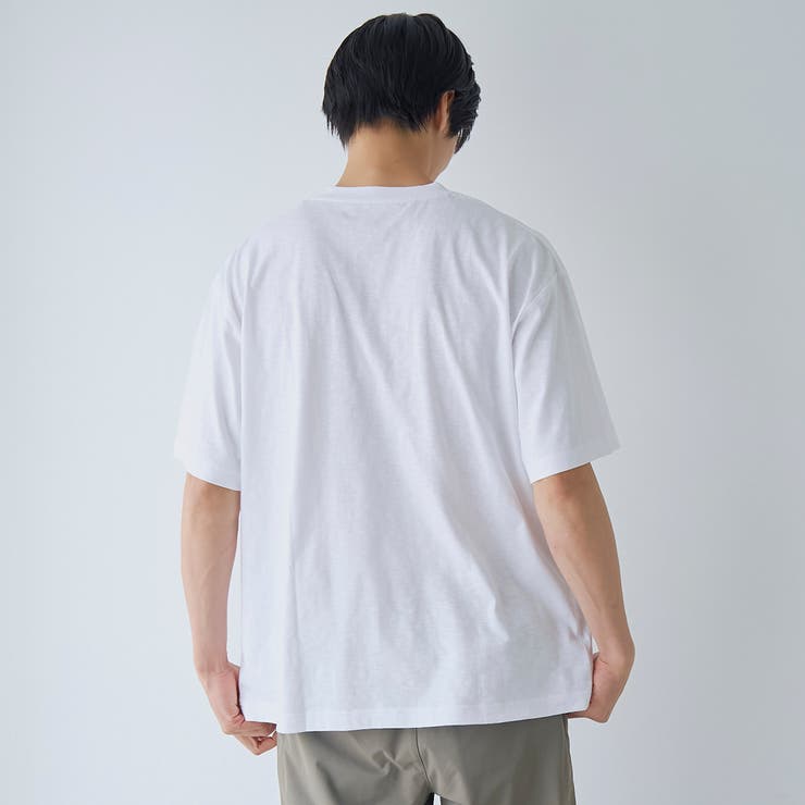 スラブ天竺ヘンリーネック半袖Tシャツ | coen【men】 | 詳細画像6 