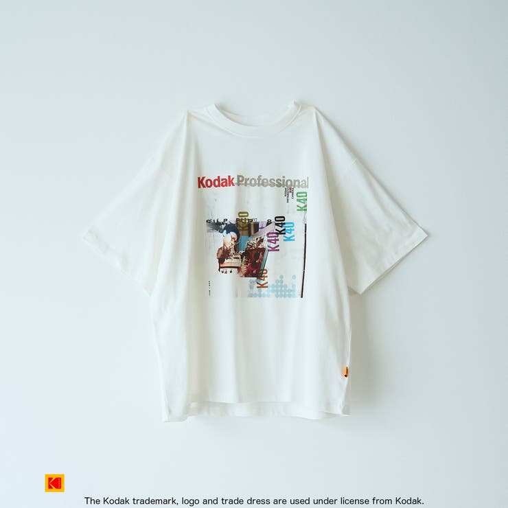 WHITE | Kodak（コダック）フォトTシャツ | coen【men】