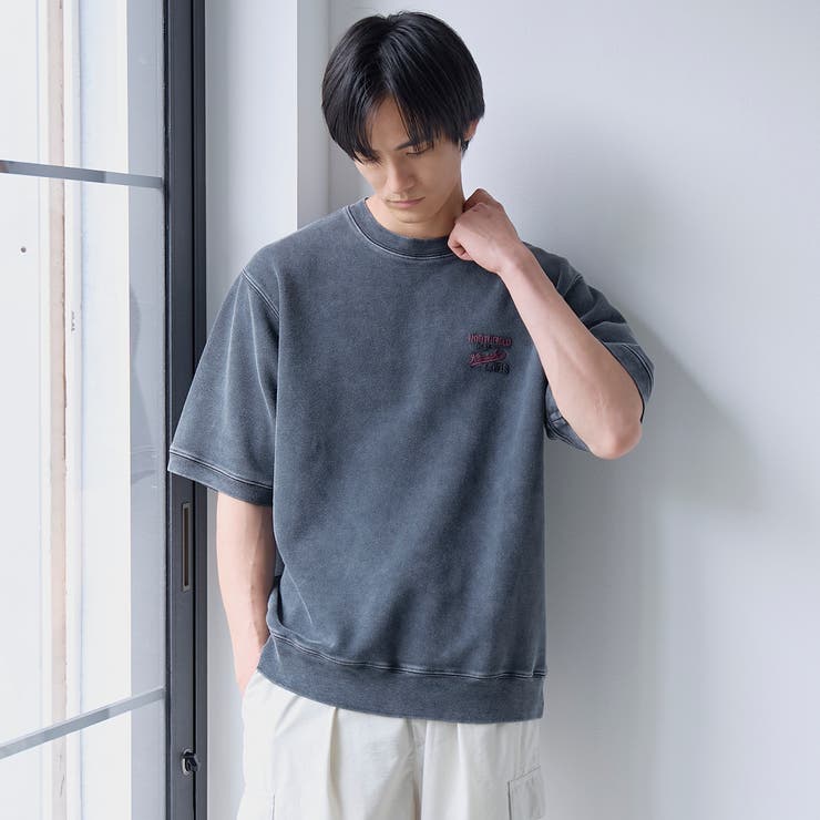 パウダーヴィンテージスウェットTシャツ | coen【men】 | 詳細画像4 
