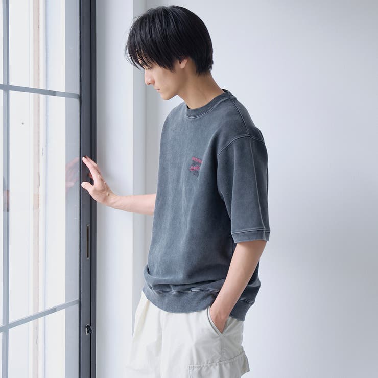 パウダーヴィンテージスウェットTシャツ | coen【men】 | 詳細画像5 