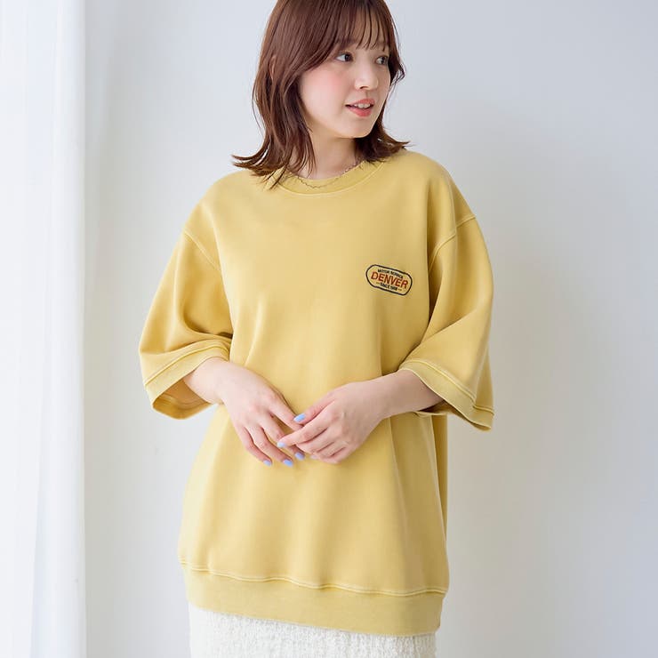 MUSTARD | パウダーヴィンテージスウェットTシャツ | coen【men】