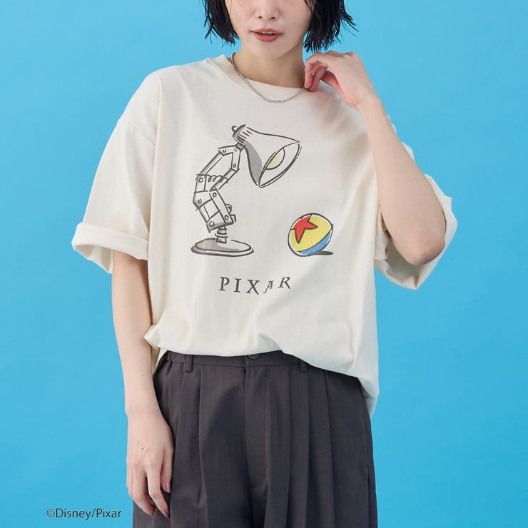 WHITE | PIXAR（ピクサー）/デザインプリントTシャツ | coen【men】
