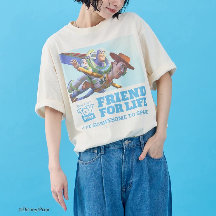 WHITE | TOY STORY（トイ・ストーリー）/デザインプリントTシャツ | coen【men】