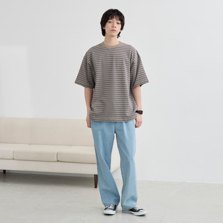 ＜Parknik＞マルチボーダーTシャツ | coen【men】 | 詳細画像7 