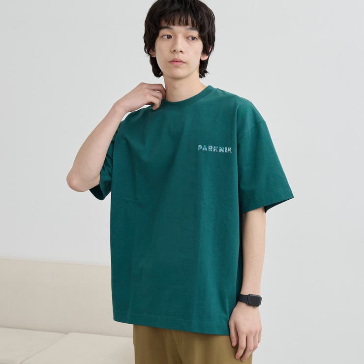 DK.GREEN | ＜Parknik＞ロゴプリントTシャツ | coen【men】