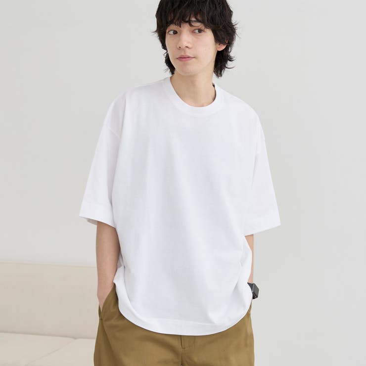 WHITE | 【2枚セット/パックTee】2パック ヘビーウェイトビッグＴシャツ | coen【men】