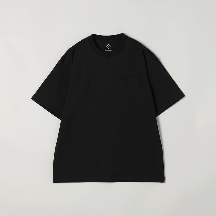 BLACK | 【CEC】ロゴ刺繍ヘビーTシャツ | coen【men】