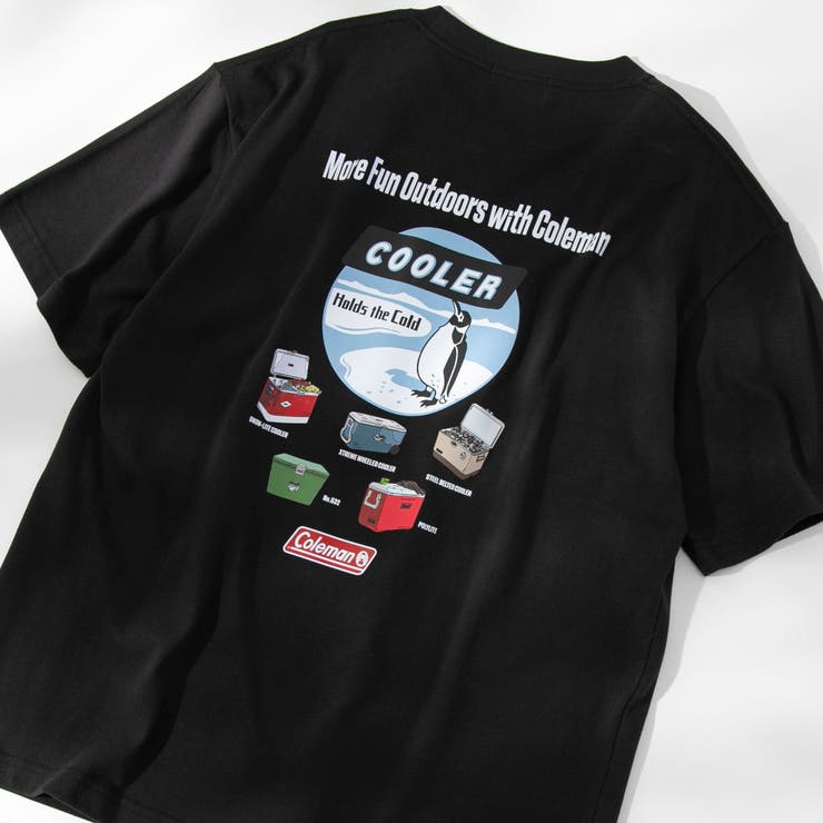 BLACK | Coleman（コールマン）クーラーボックス COOL Tシャツ ー接触冷感ー | coen【men】