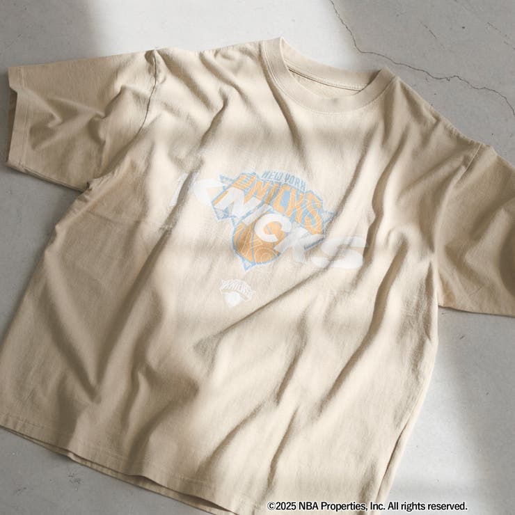 BEIGE | NBA別注ヴィンテージライクプリントTシャツ | coen【men】