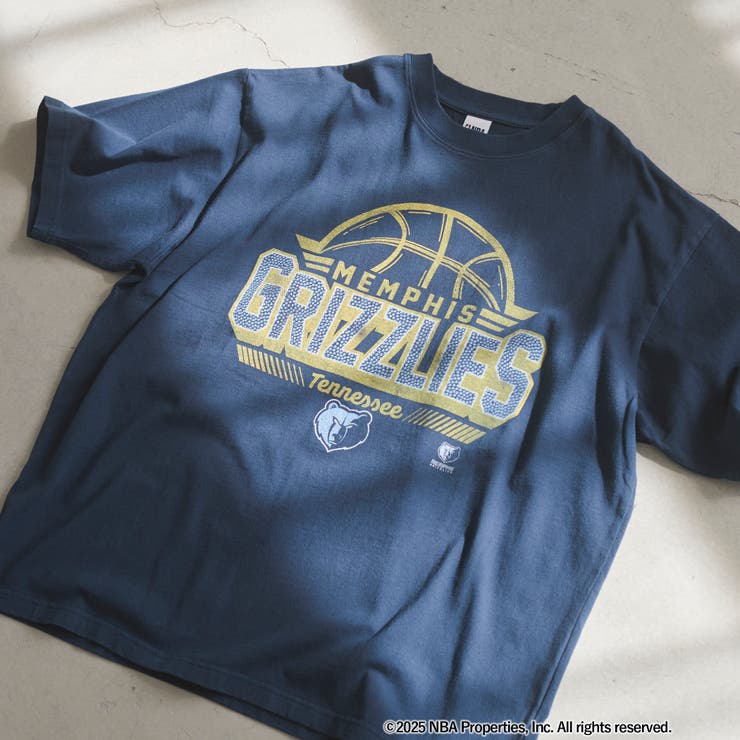 NAVY | NBA別注ヴィンテージライクプリントTシャツ | coen【men】