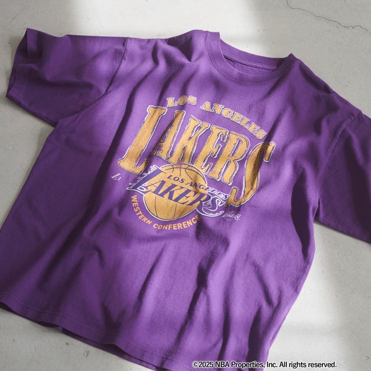 PURPLE | NBA別注ヴィンテージライクプリントTシャツ | coen【men】