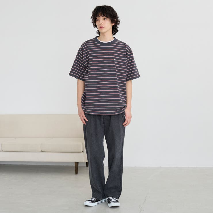 USAコットンcoenロゴボーダーTシャツ | coen【men】 | 詳細画像12 