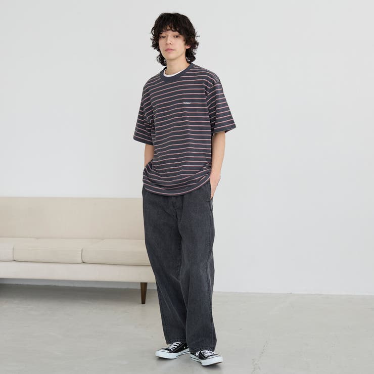 USAコットンcoenロゴボーダーTシャツ | coen【men】 | 詳細画像16 