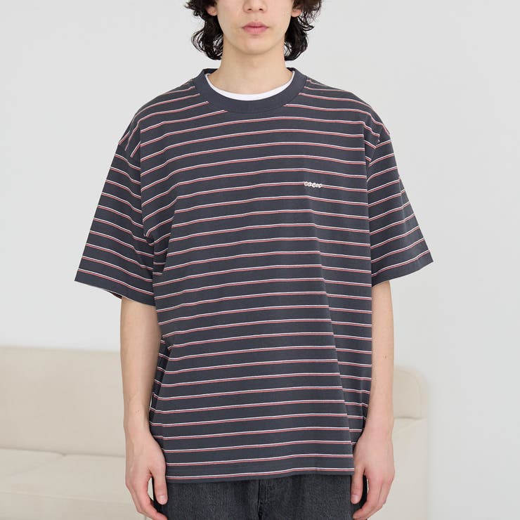 USAコットンcoenロゴボーダーTシャツ | coen【men】 | 詳細画像18 