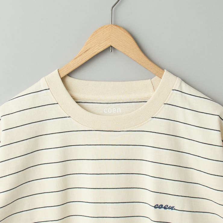 USAコットンcoenロゴボーダーTシャツ | coen【men】 | 詳細画像26 