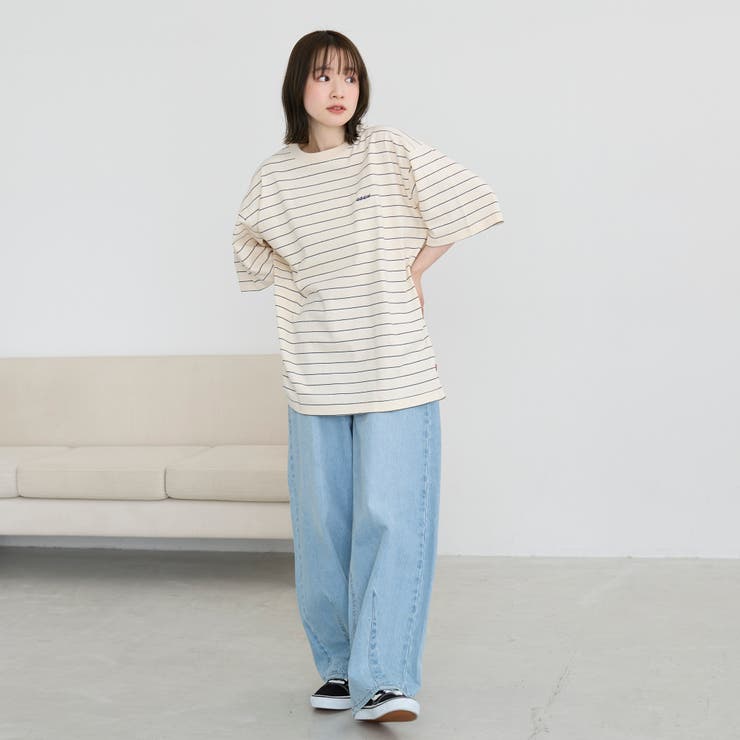 USAコットンcoenロゴボーダーTシャツ | coen【men】 | 詳細画像7 