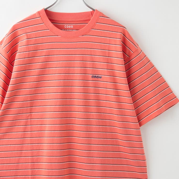 その他4 | USAコットンcoenロゴボーダーTシャツ | coen【men】