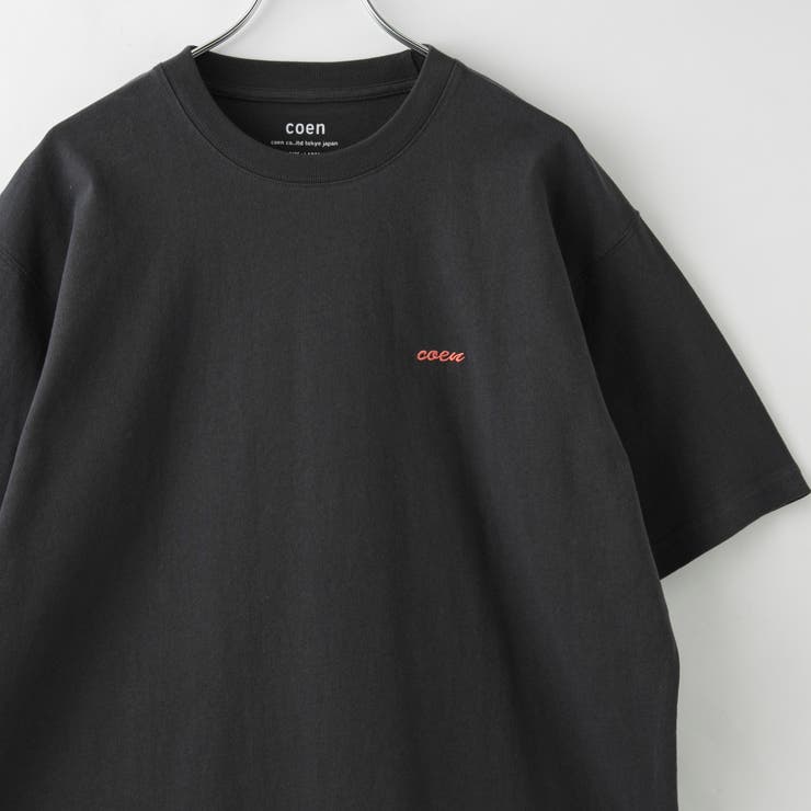 DK.GRAY | USAコットンcoenロゴTシャツ | coen【men】