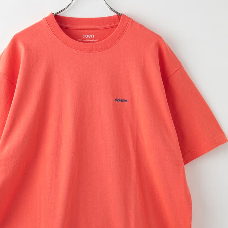 PINK | USAコットンcoenロゴTシャツ | coen【men】