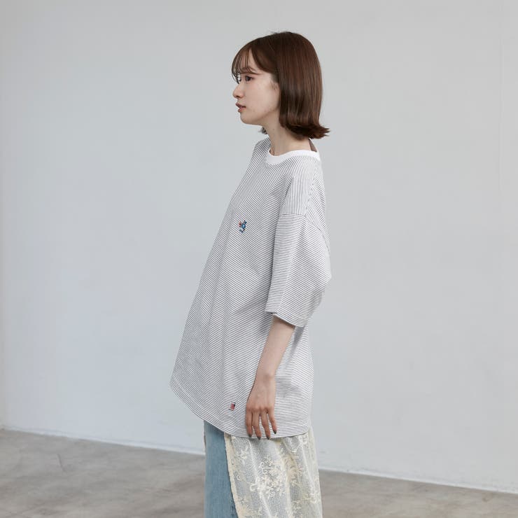 USAコットンベア刺繍Tシャツ | coen【men】 | 詳細画像11 