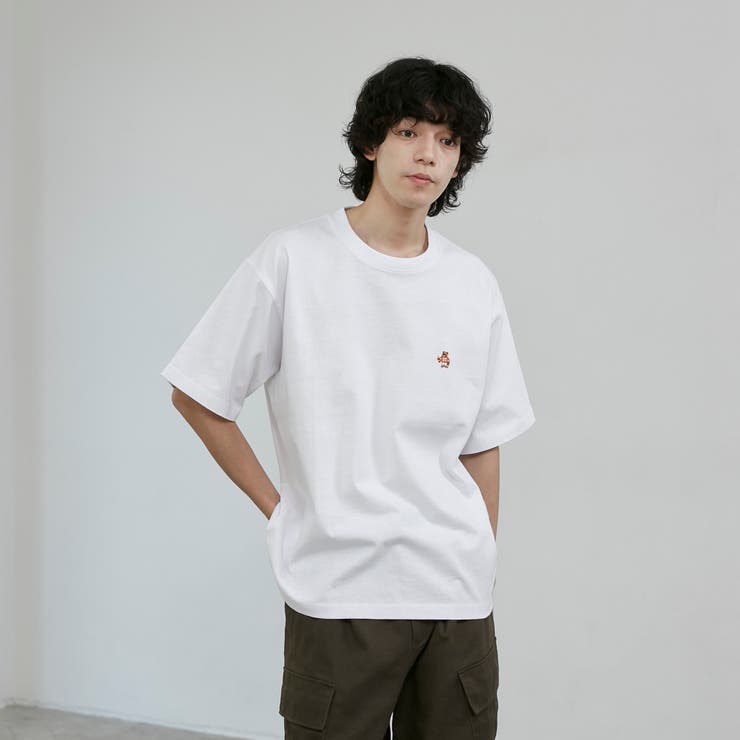 USAコットンベア刺繍Tシャツ | coen【men】 | 詳細画像24 